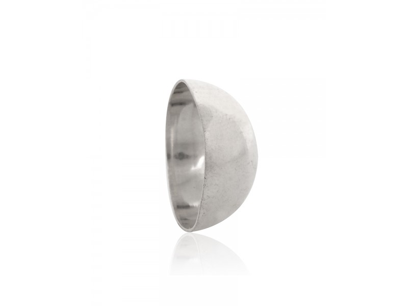 Silver 935 Half Ball, 8 mm