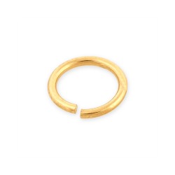 Gold Filled Yellow Jump Rings Open, external D 2.4mm, wire 0.7mm