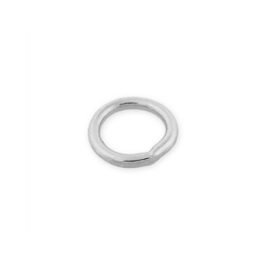 Sterling Silver 925 Soldered Round Jump Ring 6mm, wire 0.9mm