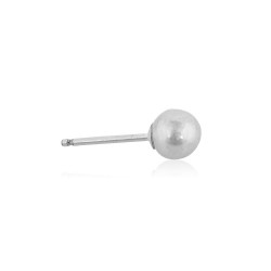 Sterling Silver 925 Stud with Ball - 3mm