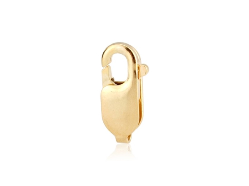 9KT Yellow Gold Lobster clasp, 8.4 mm, without ring