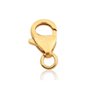 Gold Filled Trigger Clasp 12mm with the open jump ring