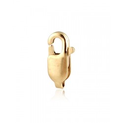 9K Yellow Gold Lobster clasp, 16.1 mm, without ring