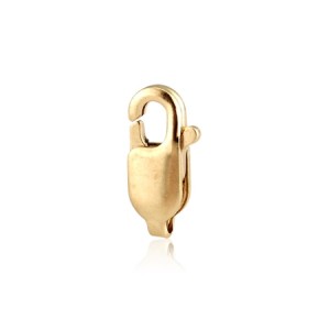 9K Yellow Gold Lobster clasp, 16.1 mm, without ring