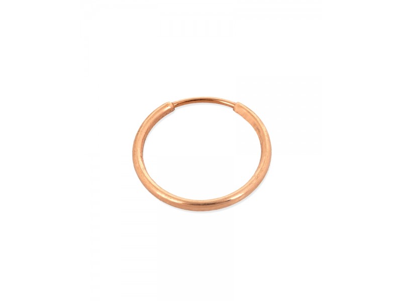 Rose Gold Filled Hoops Earrings - 24mm