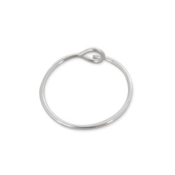 Sterling Silver 925 Hoop Earring - 24mm