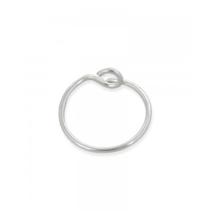 Sterling Silver 925 Hoop Earring - 20mm