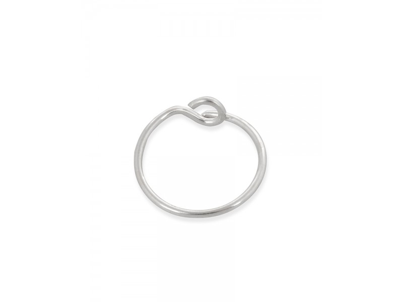 Sterling Silver 925 Hoop Earring - 20mm