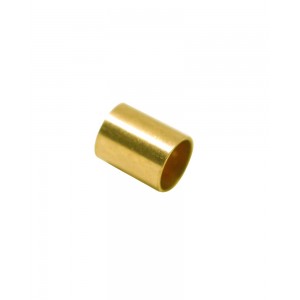 Gold Filled Yellow Crimp Cut Tube inside D 1.5mm outside 2mm, 2mm long