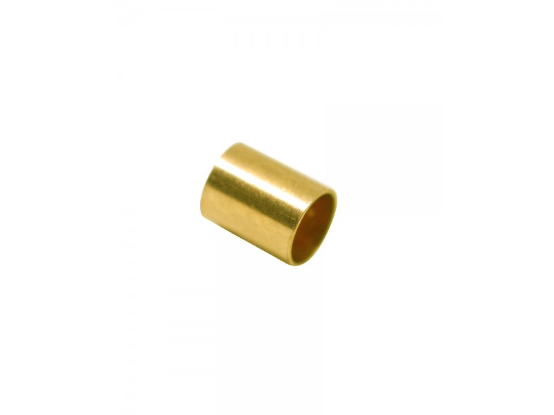 Gold Filled Yellow Crimp Cut Tube inside D 1.5mm outside 2mm, 2mm long