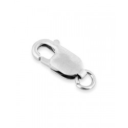 Sterling Silver 925 Lobster Clasp  18.3mm with open jump ring
