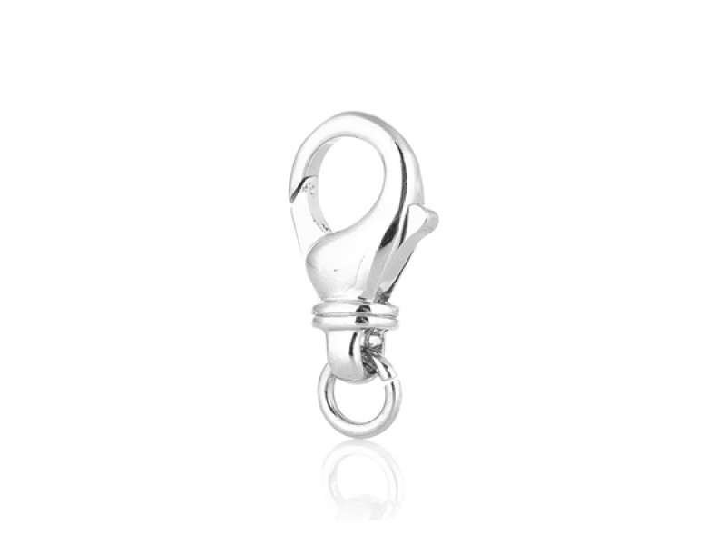 SILVER 925 Carabine Trigger Clasp - Large 25.4x17.3mm
