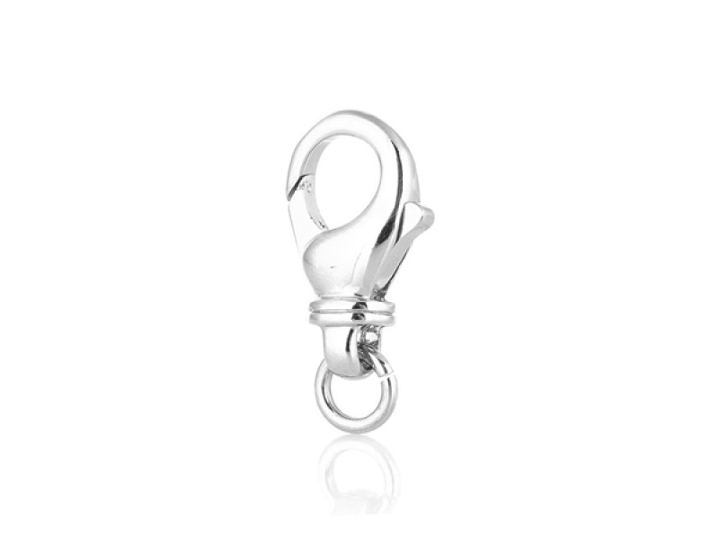 SILVER 925 CARABINE TRIGGER CLASP