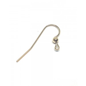 Gold Filled Ear Wires (with ball) - 26mm