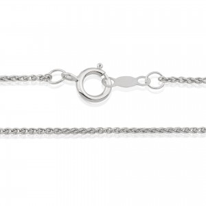 Ready made Sterling Silver 925 Spiga Chain - 1.5mm / 16''