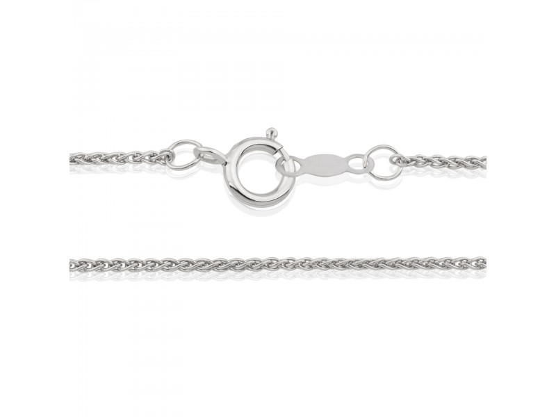 Ready made Sterling Silver 925 Spiga Chain - 1.5mm / 18"