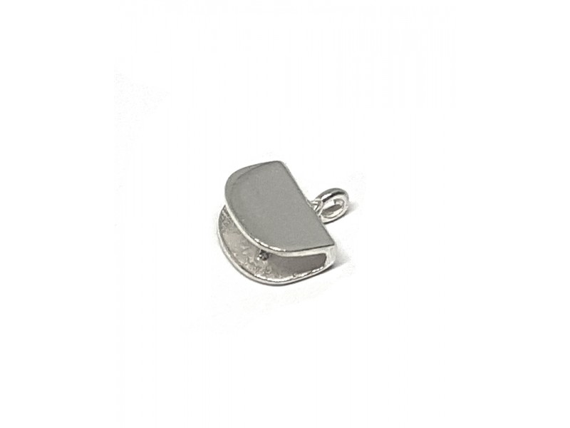 Sterling Silver 925 Flat End Cap 2mm x 8mm