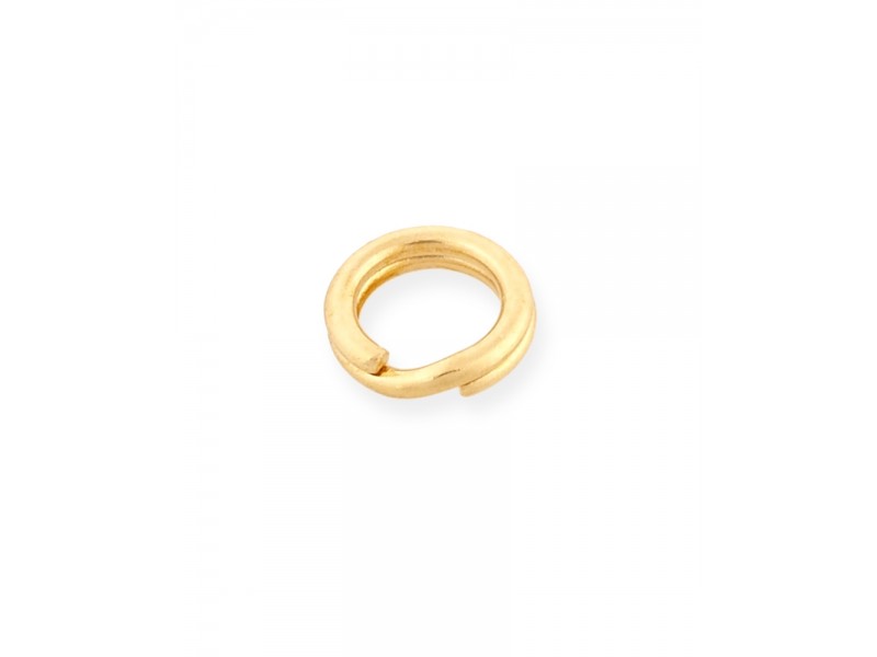 Gold Filled Yellow Split Ring - 7mm