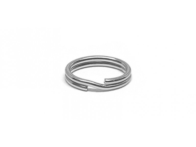 Sterling Silver 925 Round Split Ring - 6mm (Pack of 10)