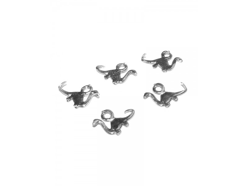 Sterling Silver 925 Tiny Brontosaurus Charm