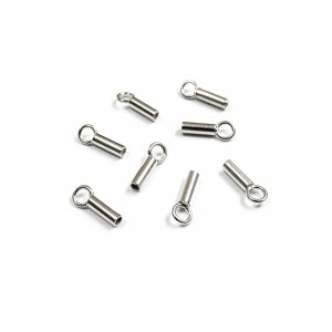 Sterling Silver 925 Plain End Cap - 5.5mm x 1mm