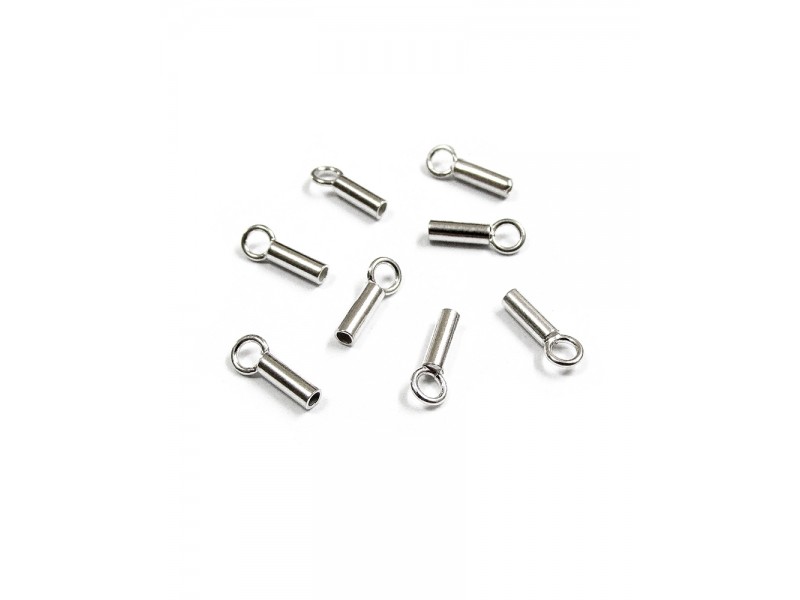 Sterling Silver 925 Plain End Cap - 5.5mm x 1mm