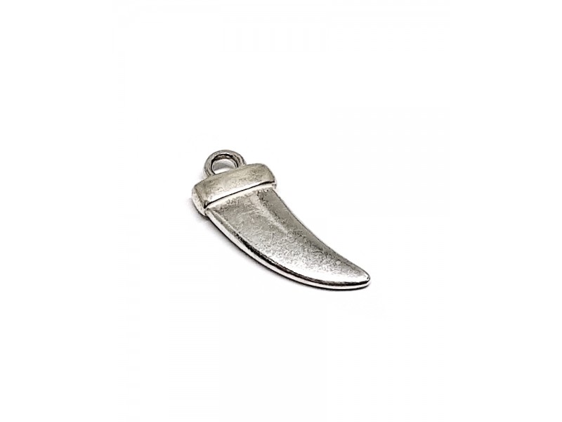 Sterling Silver 925 Tusk Pendant