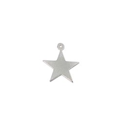 Sterling Silver 925 Hanging Star Pendant