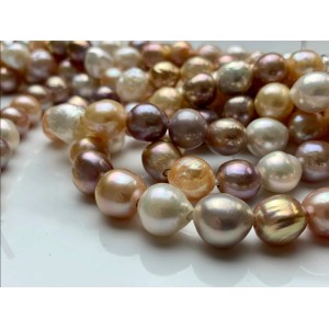 Freshwater Pearl all mix colors 11mm - 12mm Beads                         