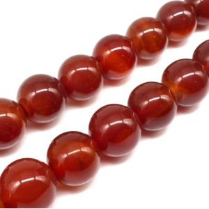 Carnelian Round  Beads, 16 mm