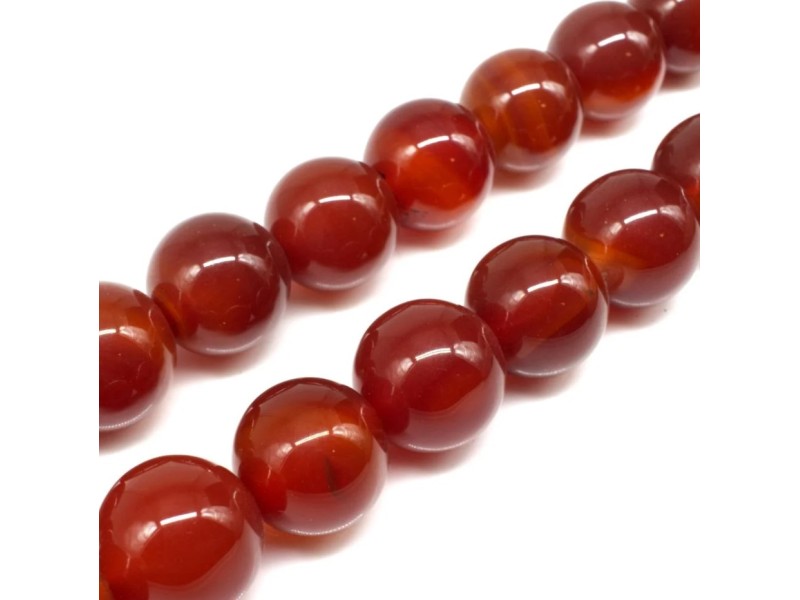 Carnelian Round  Beads, 16 mm
