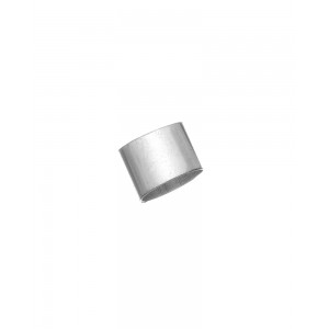 Sterling Silver 925 Crimp Cut Tube wide 3mm, long 2mm, wall 0.3mm