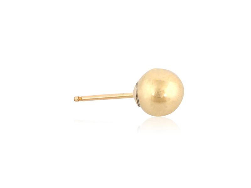 9K Yellow Ball Stud Earring - 5mm