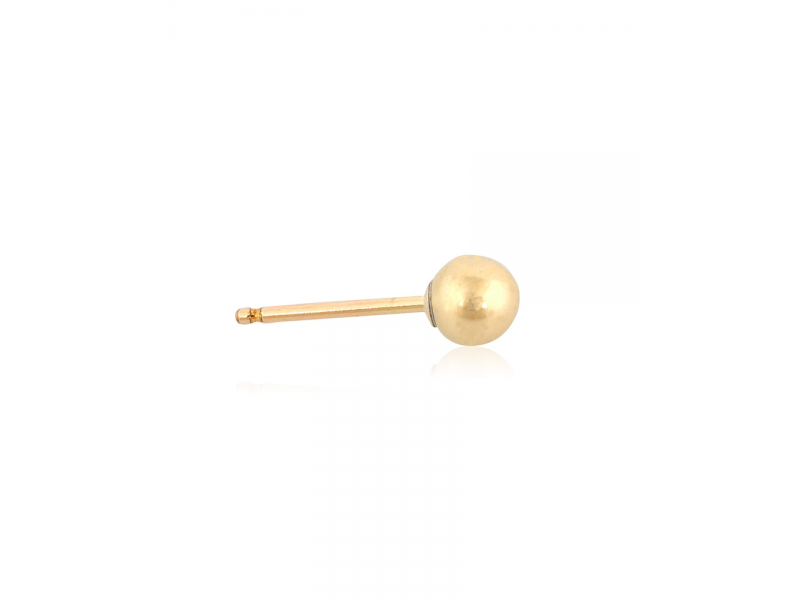 Gold Filled Ball Stud Earring 3mm