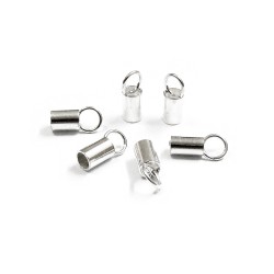 Sterling Silver 925 Plain End Cap - 5mm x 2.1mm