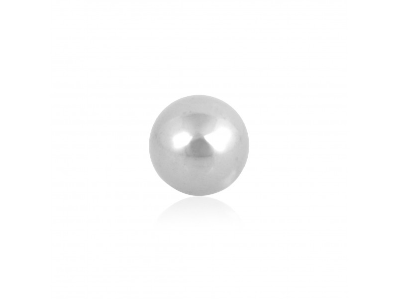 Silver 925 No Hole Bead - 4mm