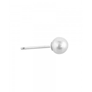 9KT White Gold Ball Earring 4mm, Nickel Free