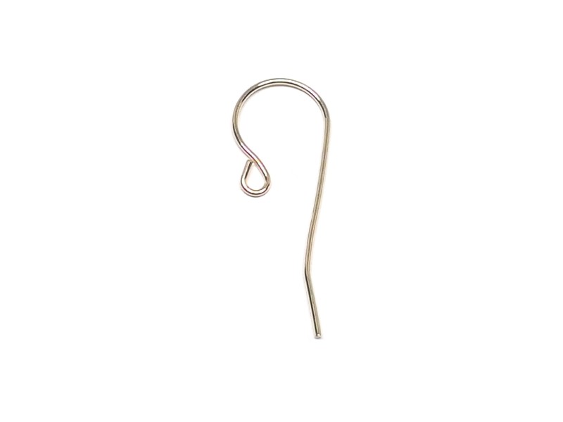 18kt Yellow Gold Ear Wires - 21mm