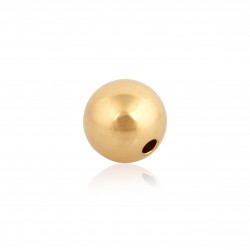 Gold Filled 1 Hole Round Bead 4mm