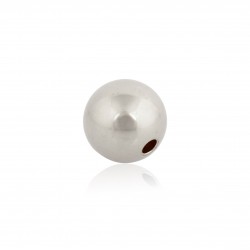 Sterling Silver 925 Round Bead 4mm 1 hole 