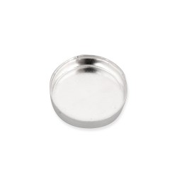 Sterling Silver 925 Round Bezel Cup - 10mm