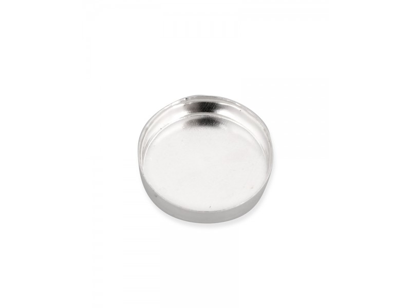Sterling Silver 925 Round Bezel Cup - 10mm