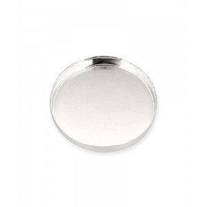 Sterling Silver 925 Round Bezel Cup 20mm
