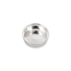 Sterling Silver 925 Round Bezel Cup - 3mm