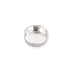 Sterling Silver 925 Round Bezel Cup - 4mm