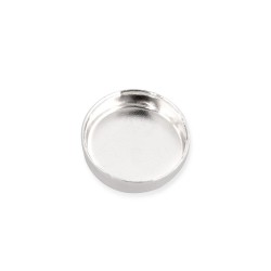 Sterling Silver 925 Round Bezel Cup - 5mm