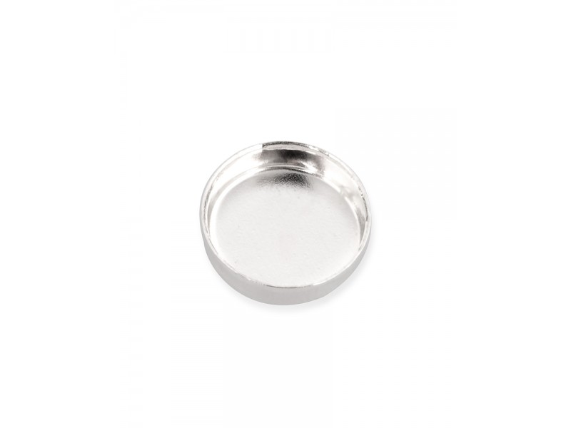 Sterling Silver 925 Round Bezel Cup - 5mm