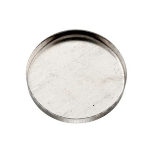 Sterling Silver 925 Round Bezel Cup 25mm