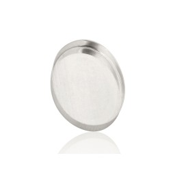 Sterling Silver 925 Oval Bezel Cup - 18mm x 25mm