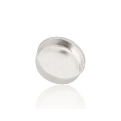 Sterling Silver 925 Round Bezel Cup - 6mm